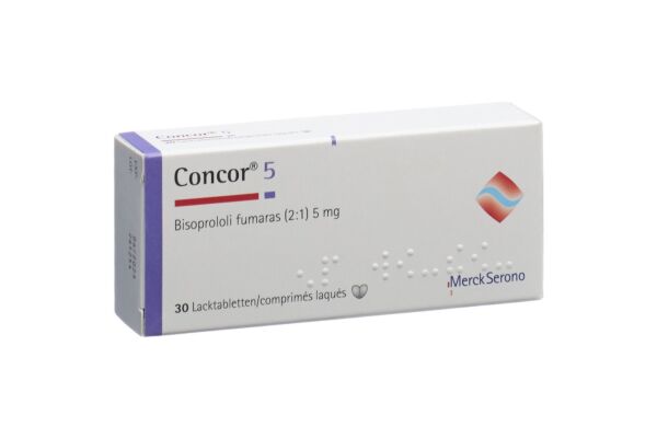 Concor cpr pell 5 mg 30 pce