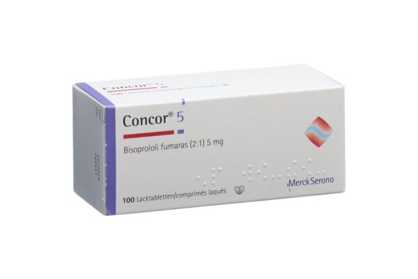 Concor cpr pell 5 mg 100 pce