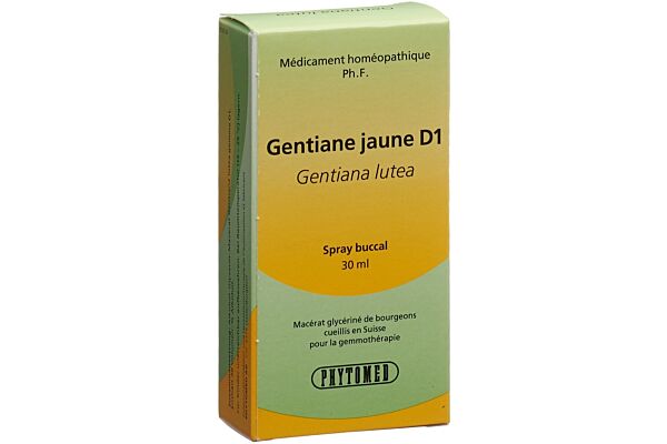 PHYTOMED GEMMO Gentiana lutea liq D 1 Spr 30 ml