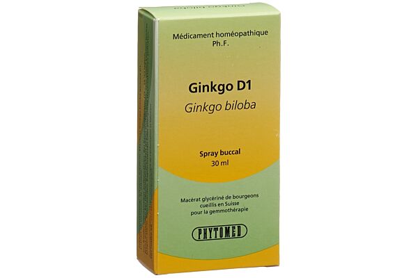 PHYTOMED GEMMO Ginkgo biloba liq D 1 Spr 30 ml