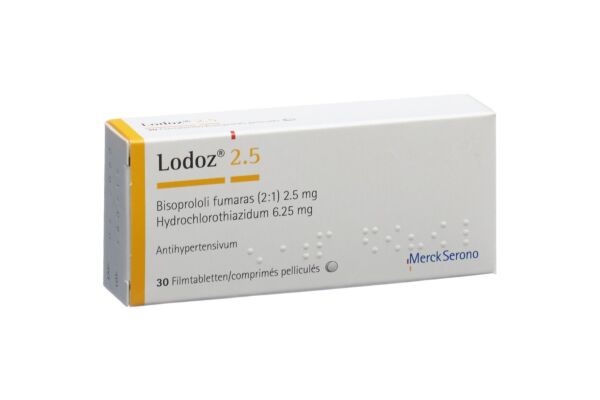 Lodoz 2.5 cpr pell 2.5/6.25mg 30 pce