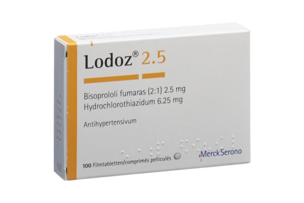 Lodoz 2.5 cpr pell 2.5/6.25mg 100 pce