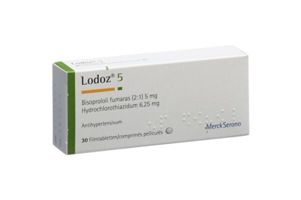 Lodoz 5 cpr pell 5/6.25mg 30 pce