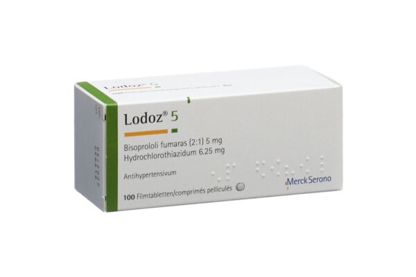 Lodoz 5 cpr pell 5/6.25mg 100 pce