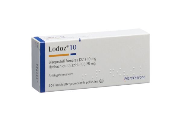 Lodoz 10 cpr pell 10/6.25mg 30 pce