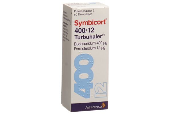 Symbicort 400/12 turbuhaler pdr inh 60 dos