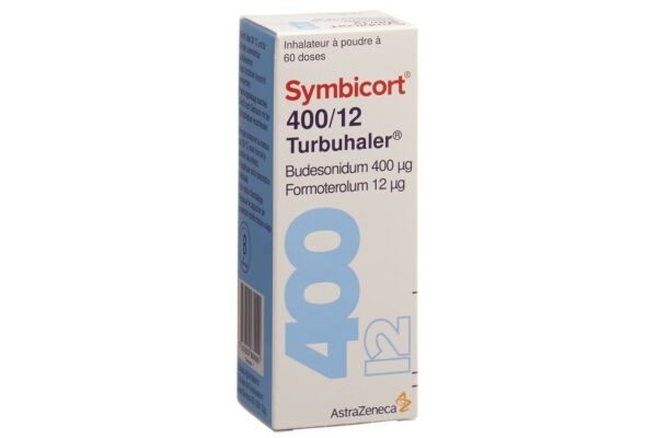 Symbicort 400/12 Turbuhaler Inh Plv 60 Dos