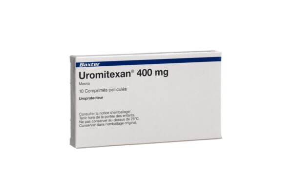 Uromitexan cpr pell 400 mg 10 pce