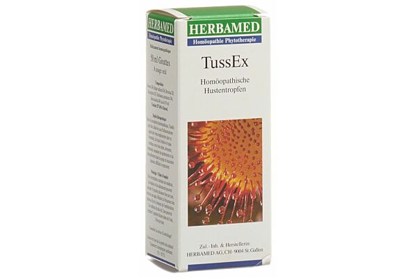 TussEx gouttes homéopatique contre la toux fl 50 ml