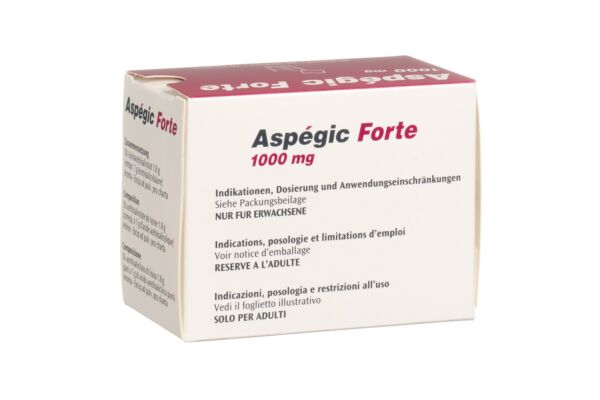 Aspégic forte pdr 1000 mg sach 20 pce