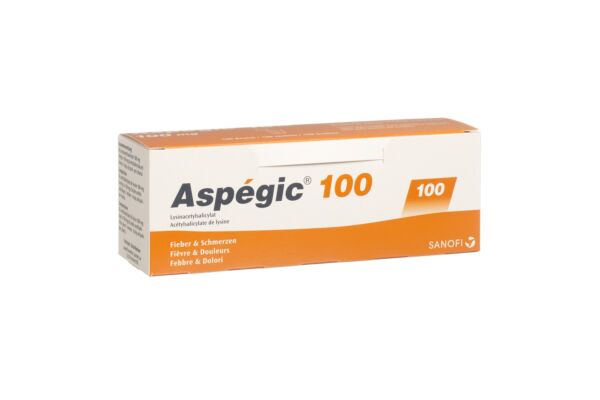 Aspégic pdr 100 mg sach 100 pce