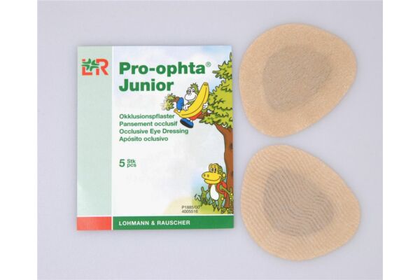 Pro-ophta Junior Augenpflaster maxi 7.0x5.9cm 5 Stk