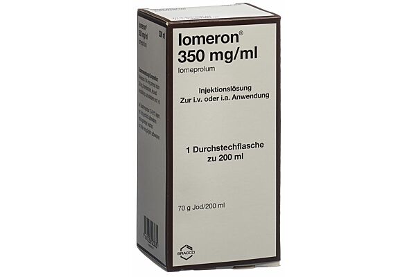 Iomeron sol inj 350 mg/ml 200ml fl