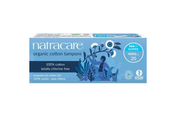 Natracare tampons super 20 pce