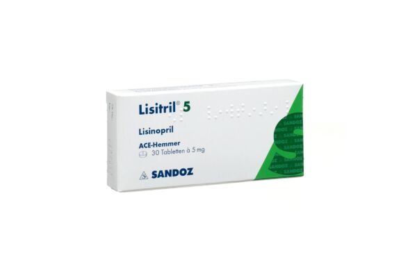 Lisitril Tabl 5 mg 30 Stk