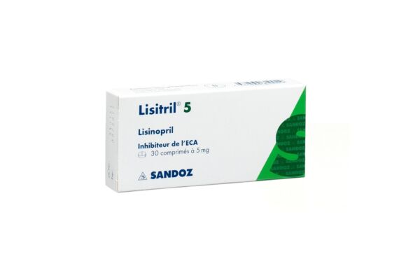 Lisitril Tabl 5 mg 30 Stk