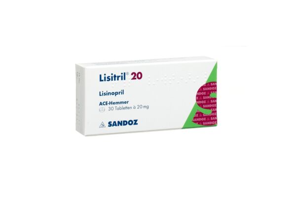 Lisitril Tabl 20 mg 30 Stk