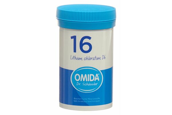 Omida Schüssler Nr16 Lithium chloratum Tabl D 6 Ds 100 g