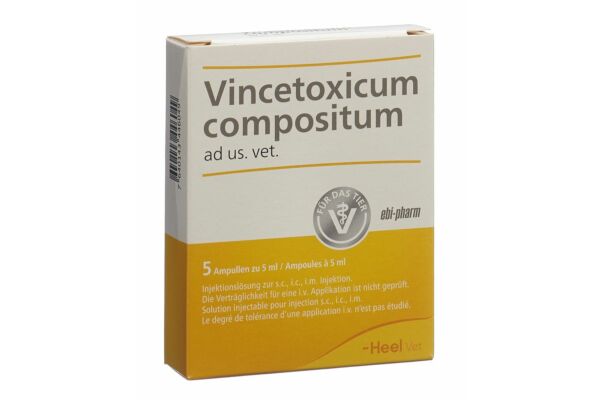 Vincetoxicum compositum Heel Inj Lös ad us. vet. 5 Amp 5 ml