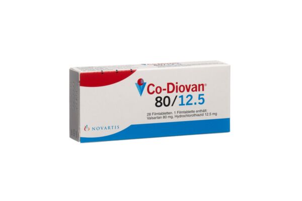 Co-Diovan cpr pell 80/12.5 mg 28 pce