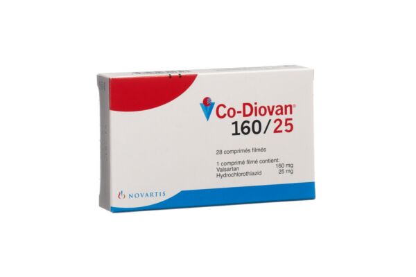 Co-Diovan Filmtabl 160/25 mg 28 Stk