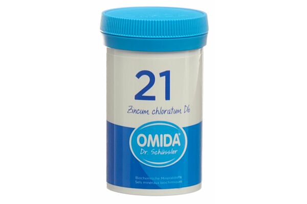 Omida Schüssler Nr21 Zincum chloratum Tabl D 6 Ds 100 g