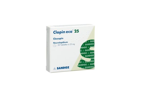 Clopin eco Tabl 25 mg 50 Stk