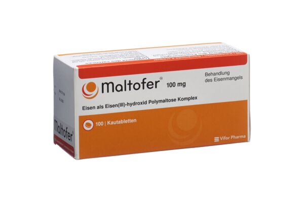 Maltofer cpr croquer 100 mg 100 pce