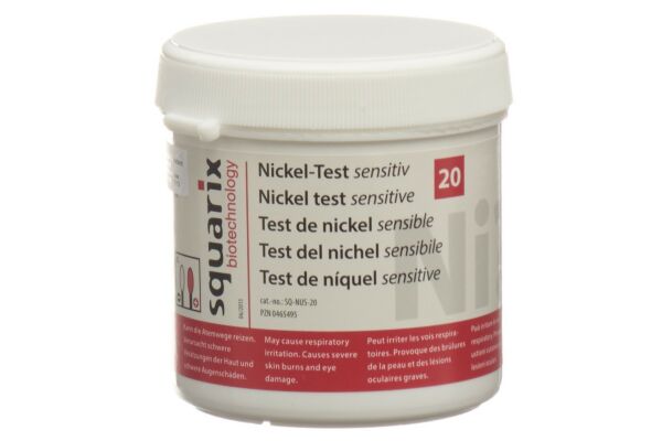 Test de Nickel sensible Teomed 20 tests