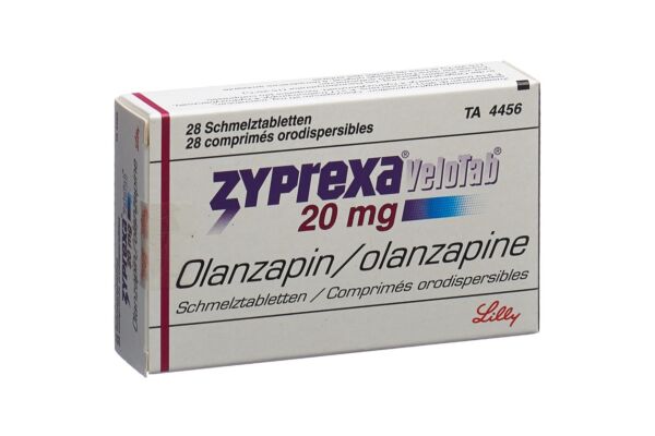 Zyprexa Velotab cpr orodisp 20 mg 28 pce