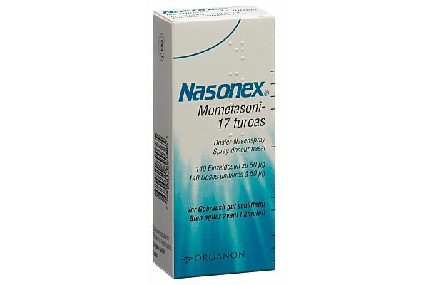Nasonex Dosier Nasenspray 50 mcg 140 Dos