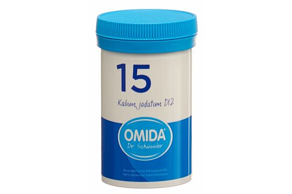 Omida Schüssler Nr15 Kalium jodatum Tabl D 12 Ds 100 g