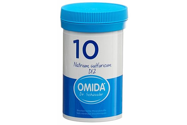 Omida Schüssler Nr10 Natrium sulfuricum Tabl D 12 Ds 100 g