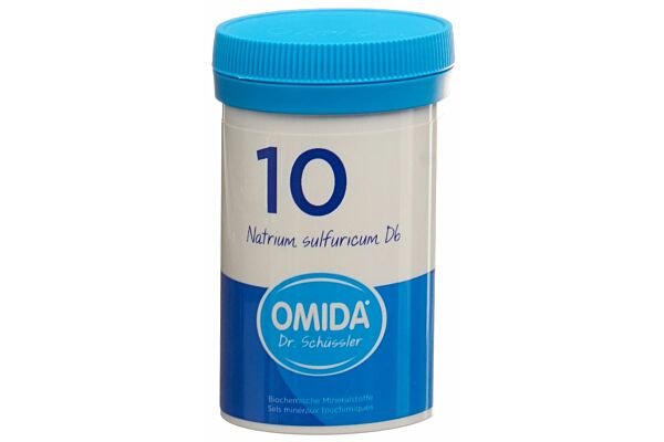 Omida Schüssler Nr10 Natrium sulfuricum Tabl D 6 Ds 100 g