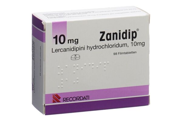 Zanidip Filmtabl 10 mg 98 Stk