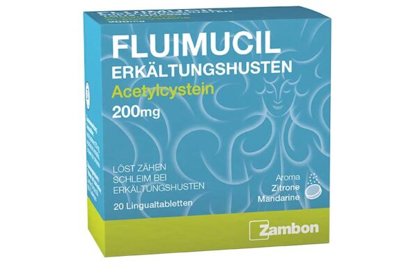 Fluimucil toux grasse cpr ling 200 mg 20 pce