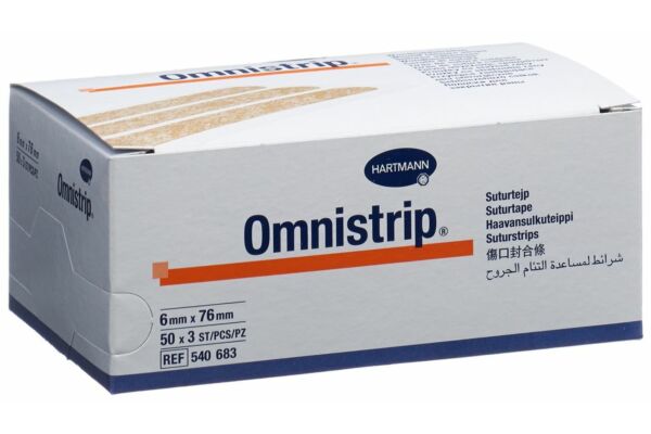 OMNISTRIP adhésif suture 6x76mm 150 pce