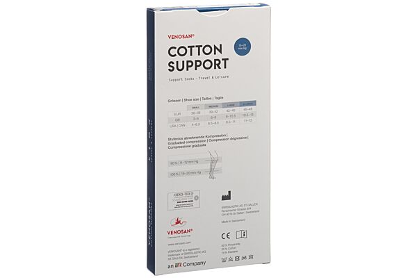 Venosan COTTON SUPPORT Socks A-D XL beige 1 paire
