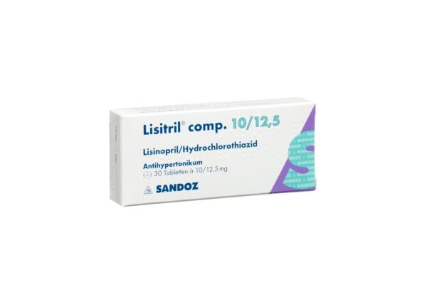 Lisitril comp. Tabl 10/12.5 mg 30 Stk