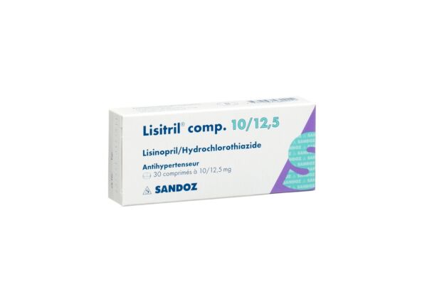 Lisitril comp. Tabl 10/12.5 mg 30 Stk
