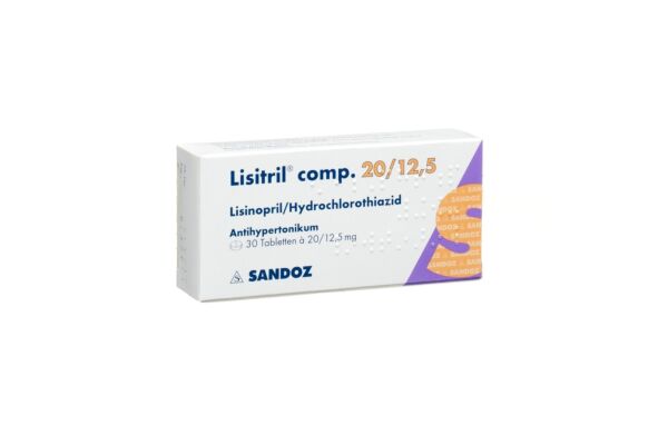 Lisitril comp. Tabl 20/12.5 mg 30 Stk