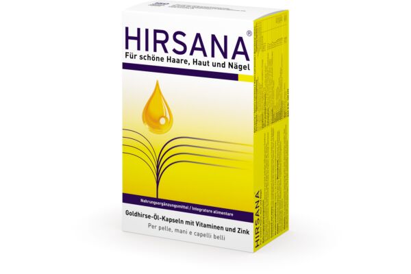 HIRSANA Capsules huile millet doré 150 pce