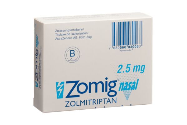 Zomig nasal spray nasal 2.5 mg monodos 2 pce
