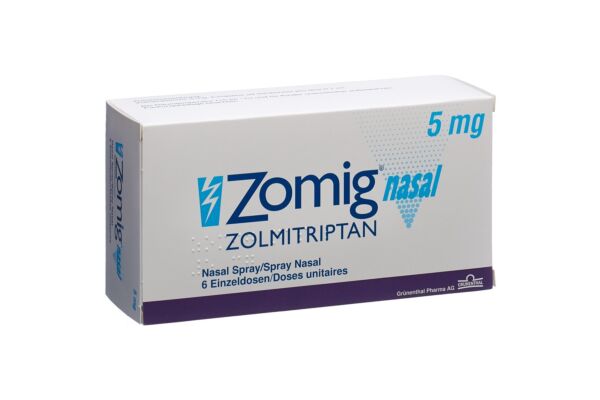 Zomig nasal Nasenspray 5 mg Monodos 6 Stk
