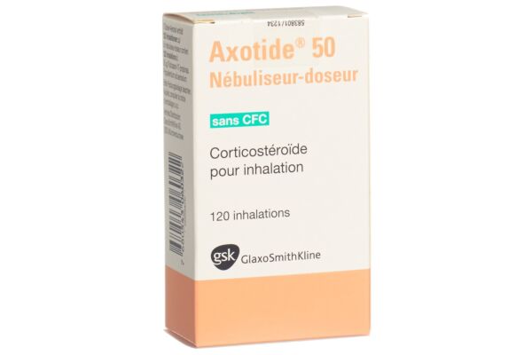 Axotide aéros doseur 50 mcg sans-CFC 120 dos