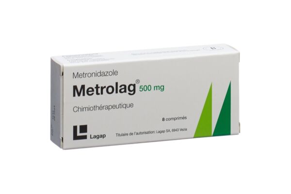 Metrolag cpr 500 mg 8 pce