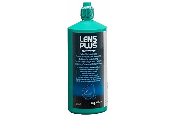Lens Plus OcuPure solution saline fl 360 ml
