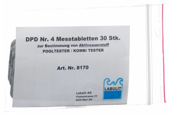 Labulit pool tester comprimés DPD Nr4 30 pce