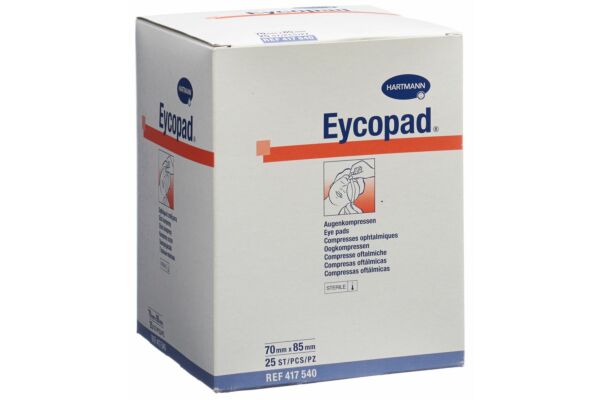 EYCOPAD compr ophtalmiques 70x85mm stérile 25 pce