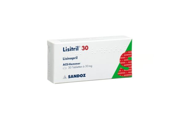 Lisitril Tabl 30 mg 30 Stk